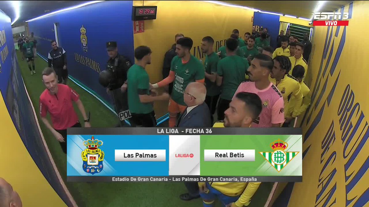 ¡Hay fútbol en España! Las Palmas, que necesita sumar para asegurarse la permanencia, recibe al Betis por #LaLigaxESPN.

📺 Mirá #LaLiga en #ESPNenStarPlus