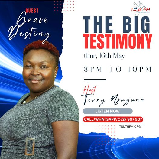 Grace Destiny was born and raised in a cult family. Tune in to today's Big Testimony to find out the pain and struggles she underwent in her childhood. 
CALL / WHATSAPP 0727907907  
truthfm.org
#TheBigTestimony