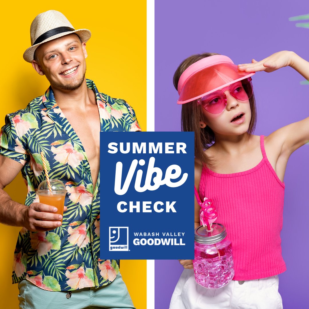 Does this warmer weather have you needing new summer outfits? Come on down to your local Wabash Valley Goodwill and get your summer closet on! #GoodwillGoodDeal #WVGoodwill #SummerOutfits