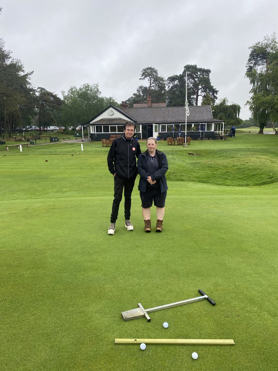 Great visit ⁦@Flempton1895⁩ Great work going on here ⁦@KimberleyYeldh1⁩ & the team 👌🏼 Typically it poured down all day but a pleasure to visit such a beautiful site ! Brilliant heathland course & definitely worth a visit 🏌️‍♀️