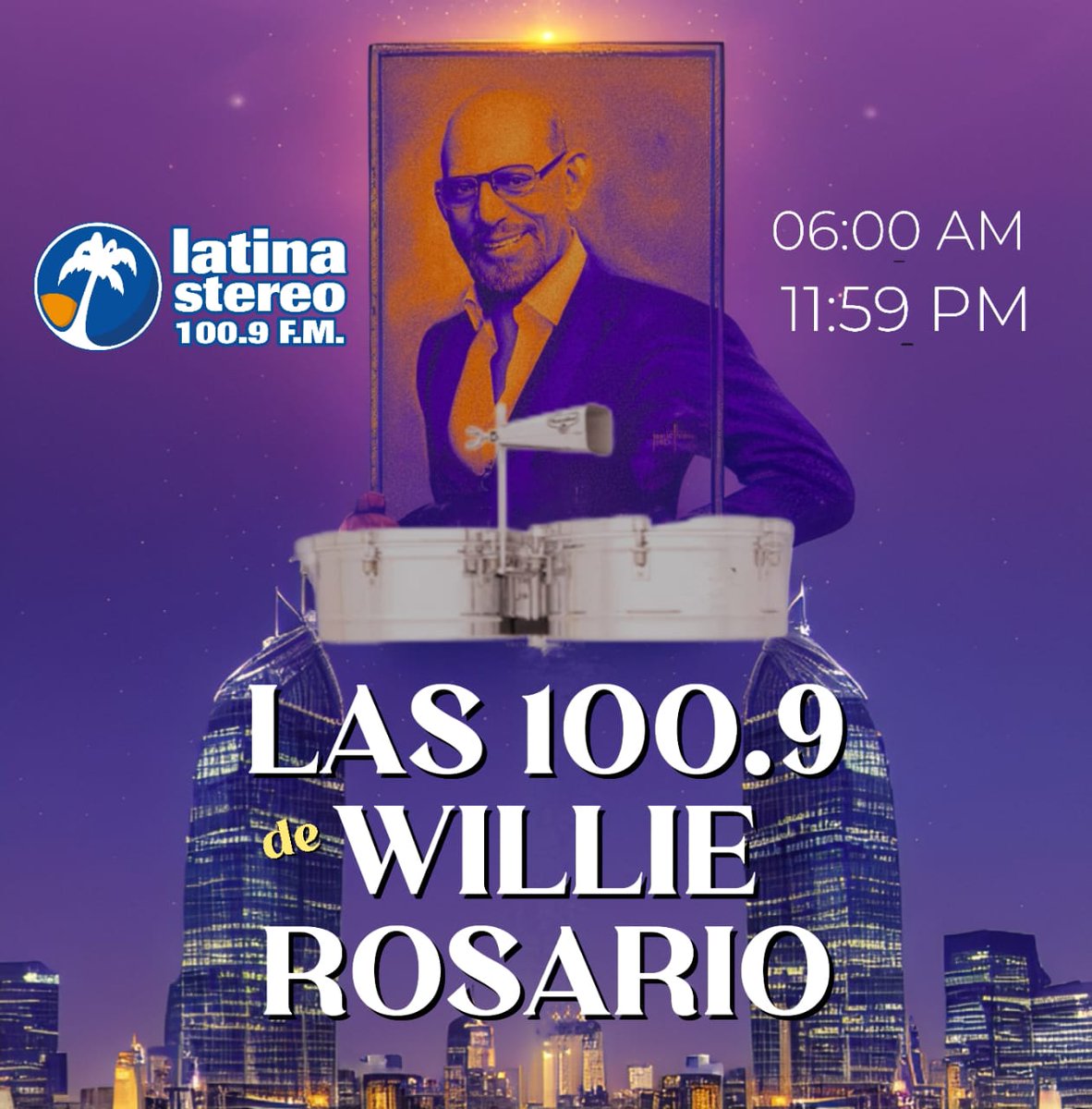 Hace 10 días el maestro Willie Rosario cumplió 1️⃣0️⃣0️⃣ años 🙌🏼 e hicimos un programa especial para homenajearlo🔥 Disfruta de la selección musical de este maestro, que agrupamos para ti en esta playlist🌴y no olvides seguir nuestro perfil de Spotify ⬇️ open.spotify.com/playlist/1fSRc…