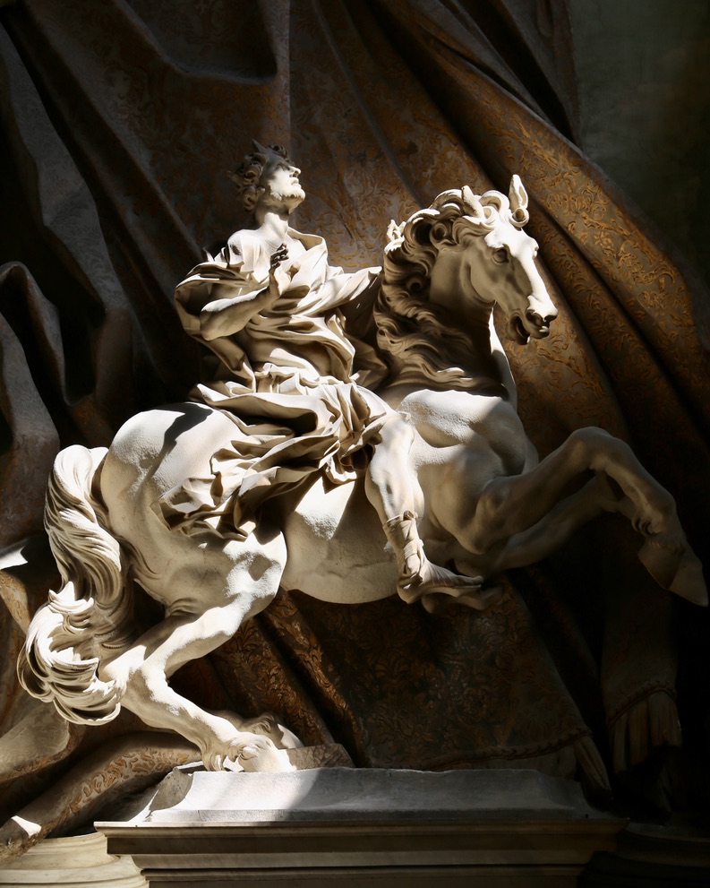 25. The vision of Constantine by Bernini is arguably one of the most underrated sculpture in art history. Gian Lorenzo revolutionized the art form by infusing unprecedented movement into stone.