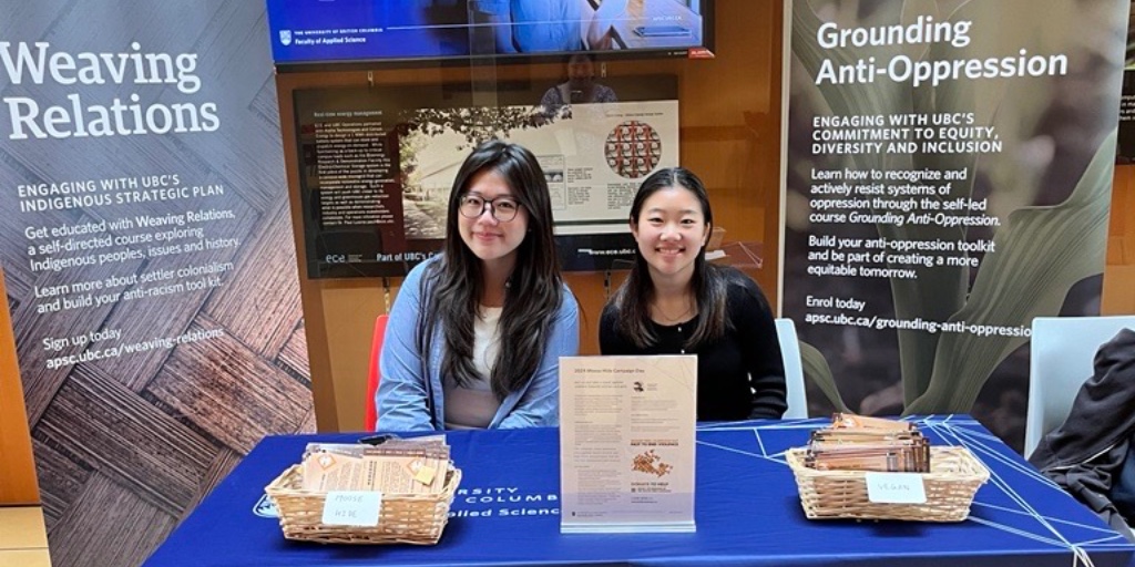 At #UBC today? Stop by the Kaiser atrium by 4pm to collect your @Moose_Hide pin and learn more about the grassroots movement taking a stand to end gender based violence.