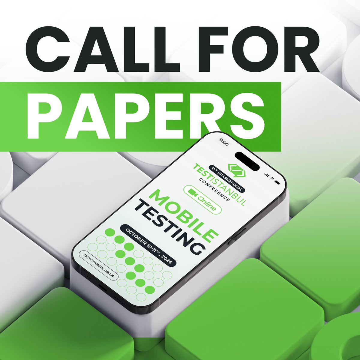 testistanbul's tweet image. Call for papers is open until July 1st! Would you like to be a speaker at 15th TestIstanbul Conference? We are looking forward your application → lnkd.in/dUnpZ79p
#SoftwareTesting #TestIstanbul2024 #CertifiedTester #ISTQB #callforpapers #speaker #testingconferences