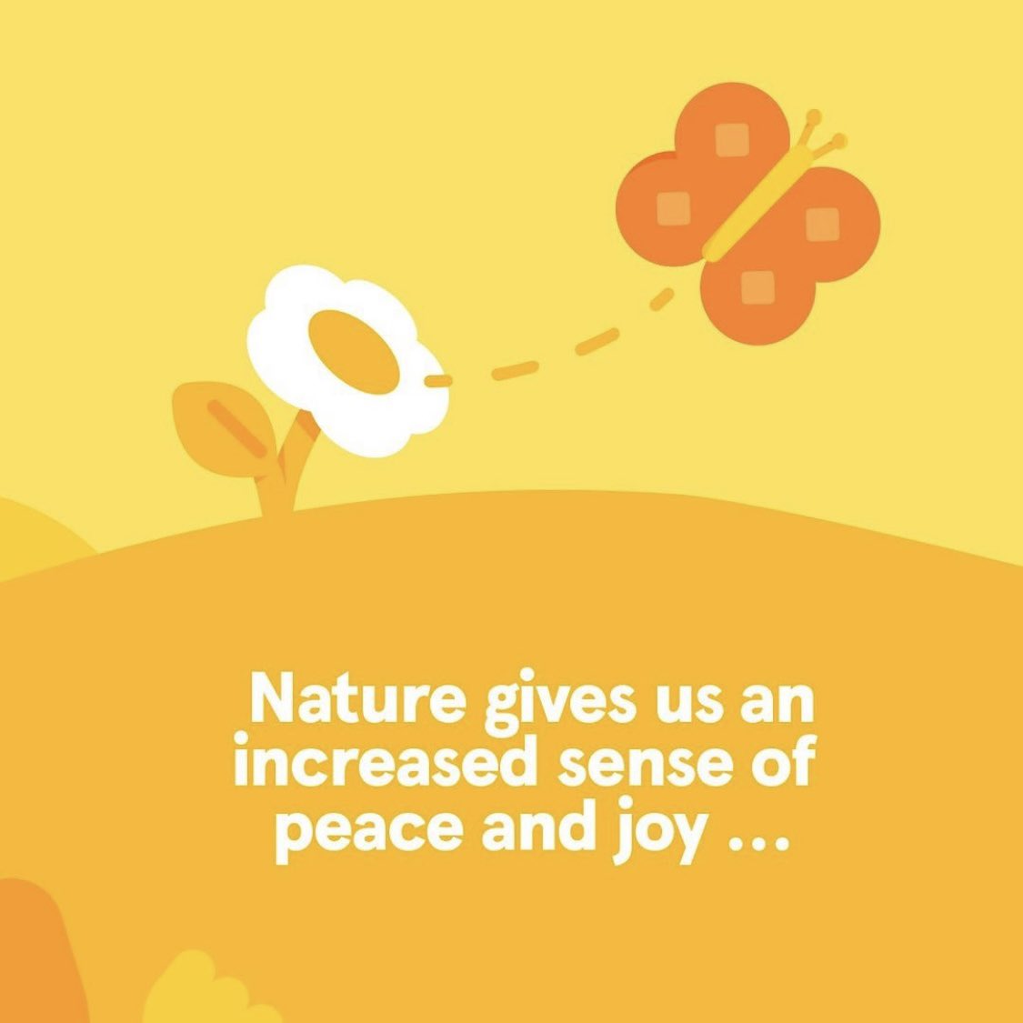 Time in nature can bring an increased sense of peace and joy 🌼🦋 Image: @Headspace
