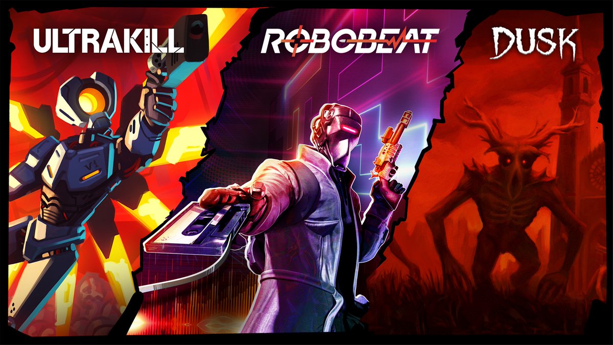 Robobeat - OUT NOW 🤖 (@robobeatgame) on Twitter photo We've injected Robobeat with some <a href="/NewBlood/">New Blood Interactive</a> 🩸
Find out more about our epic collab with ULTRAKILL and DUSK in our latest Steam announcement 👇
bit.ly/3UGCute
#Robobeat 🤖
#NewBlood #ULTRAKILL #DUSK #gamingnews #FPS #fpsgame We've injected Robobeat with some <a href="/NewBlood/">New Blood Interactive</a> 🩸
Find out more about our epic collab with ULTRAKILL and DUSK in our latest Steam announcement 👇
bit.ly/3UGCute
#Robobeat 🤖
#NewBlood #ULTRAKILL #DUSK #gamingnews #FPS #fpsgame