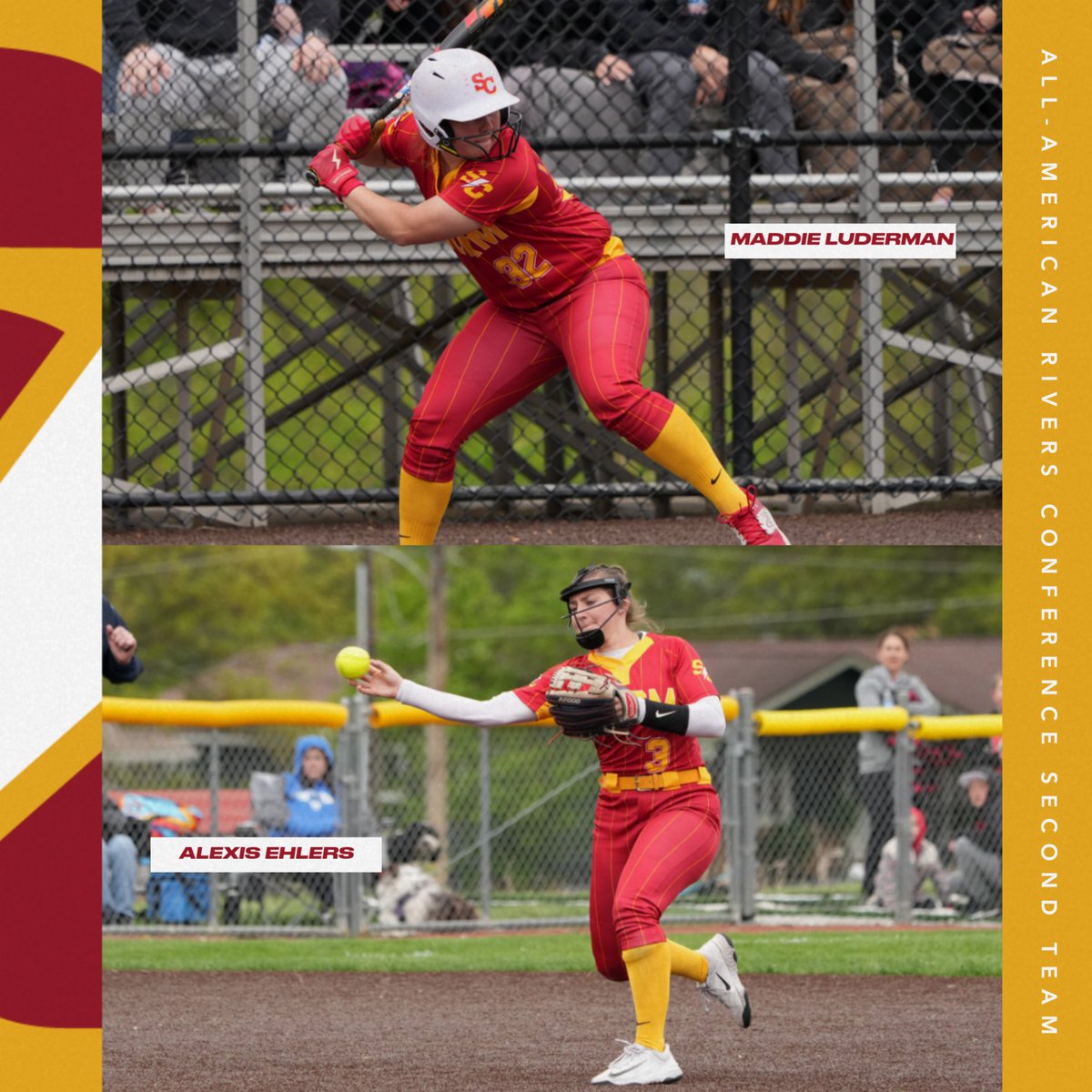 Simpson Storm Sports (@stormsports) on Twitter photo Led by Ashlyn Steen and Megan Heidelbauer earning first team honors, six players from <a href="/SCStormSoftball/">Simpson Softball ⚡️</a> were named to the 2024 All-<a href="/AmerRiversConf/">American Rivers Conference (A-R-C)</a> Softball Team.
📰 tinyurl.com/9zwrvafn
#rollriversSB Led by Ashlyn Steen and Megan Heidelbauer earning first team honors, six players from <a href="/SCStormSoftball/">Simpson Softball ⚡️</a> were named to the 2024 All-<a href="/AmerRiversConf/">American Rivers Conference (A-R-C)</a> Softball Team.
📰 tinyurl.com/9zwrvafn
#rollriversSB