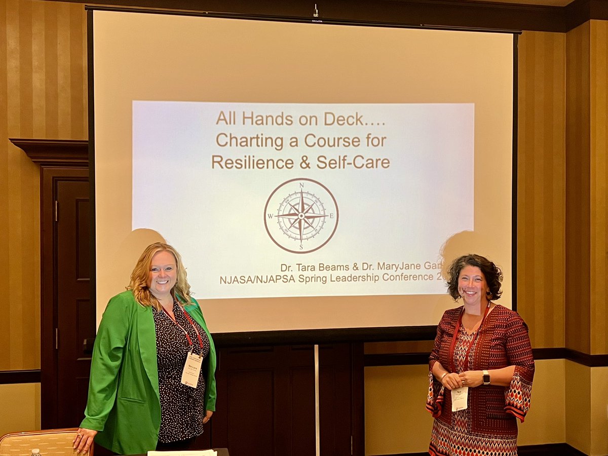EricaReynolds00's tweet image. All Hands on Deck….Charting a Course for Resilency &amp;amp; Self Care - amazing presenters this afternoon @NJASANews @DrBTriDistrict @CNSchools