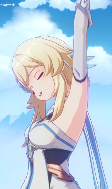 伸懒腰。
#Novelai #Lumine