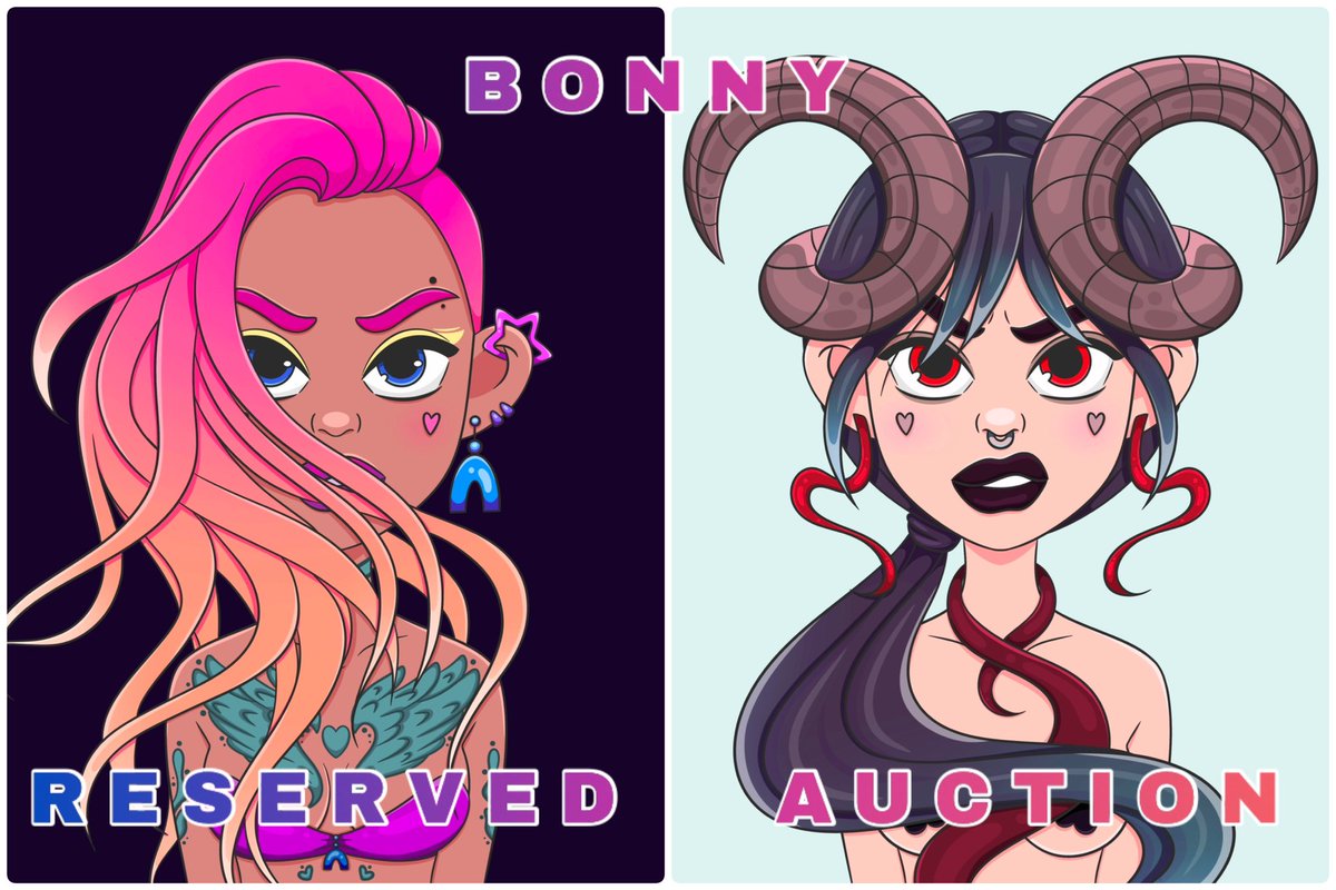 🔥🔥🔥AUCTION🔥🔥🔥

❤️Bonny #135 - Angry Bull

• Min bid - 0.015 weth
• 24 Hours

Place your bid here: opensea.io/assets/MATIC/0…

🩷Bonny #134 - Reserved
by <a href="/LeoneSpek/">Spek Leone☀️💀👽🤖💗</a> 

Join #Bonny Fam &amp; Receive Bonny Elite Edition Airdrop 🥰

Rumbles for holders starts in June!

#PolygonNFTs