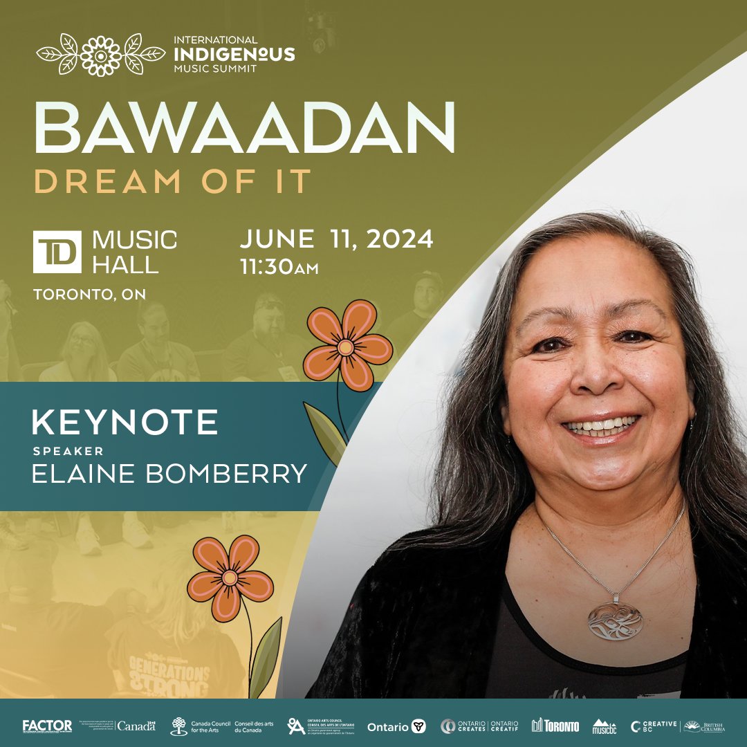 KEYNOTE SPEAKER: Elaine Bomberry 📣 We are thrilled to have Elaine as our Keynote Speaker, June 11th 11:30am at the <a href="/tdmusichall/">TD Music Hall</a> ! 🔗 in bio to get your tickets #IIMS2024