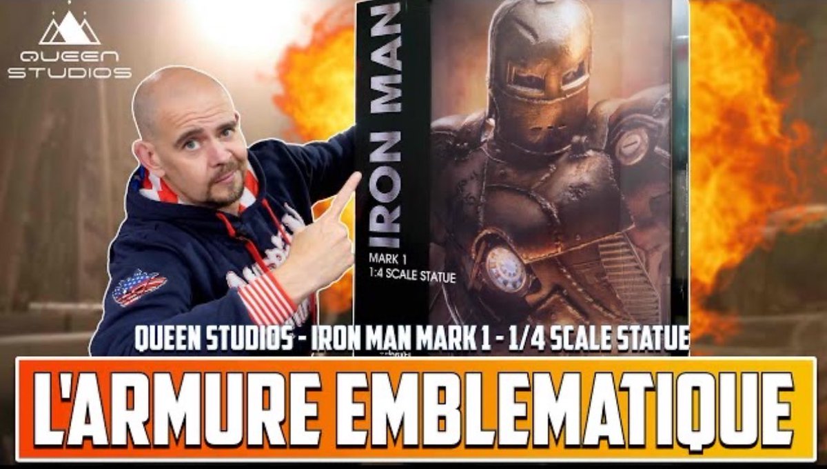 L'ARMURE EMBLEMATIQUE DE IRON MAN !   Mark 1 @studios_queen  1/4 Scale Iron Man
youtu.be/gKBsliKZqwY