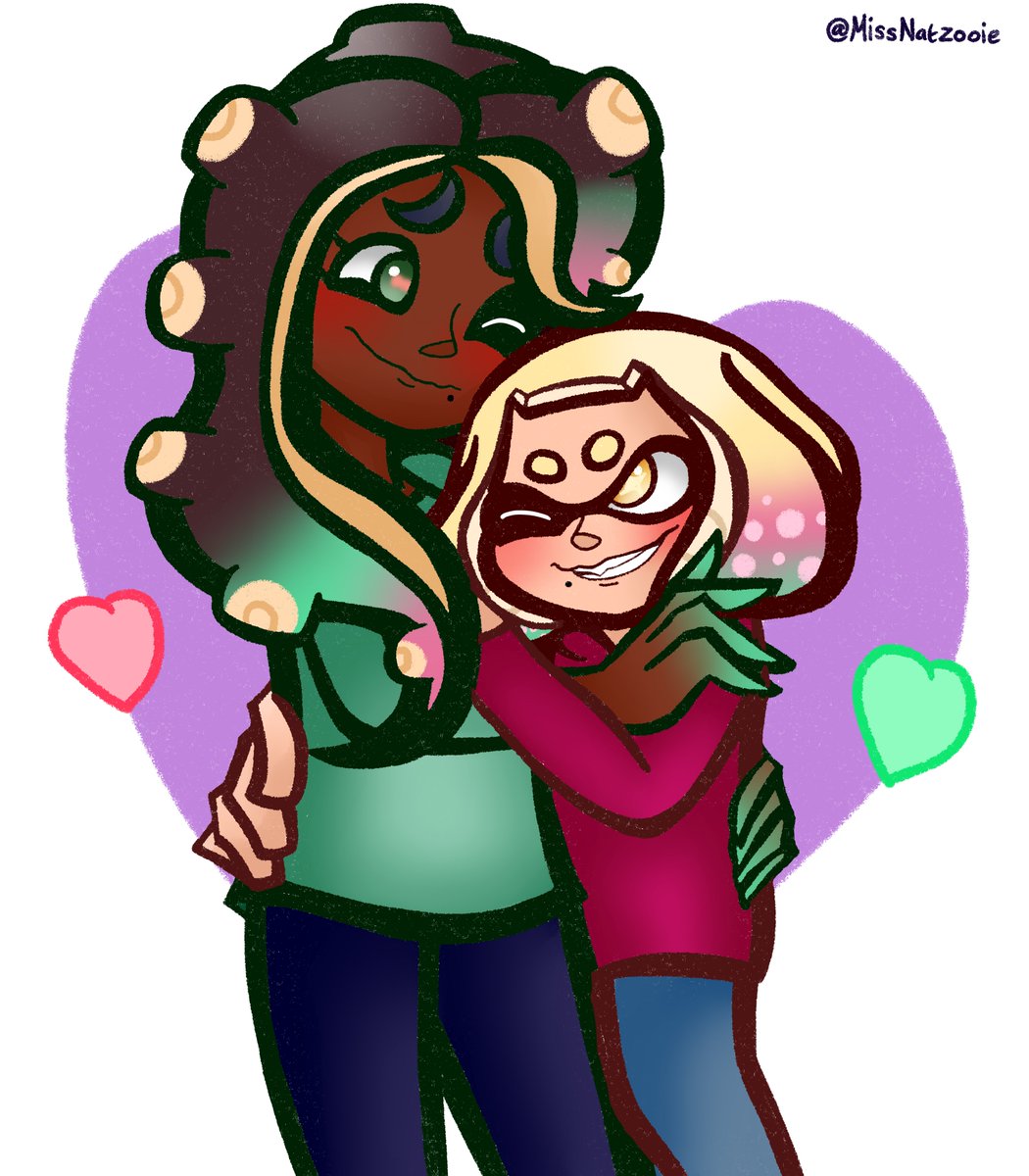 Been a while since I drew Pearlina! 🩷💚 #Splatoon #Pearlina