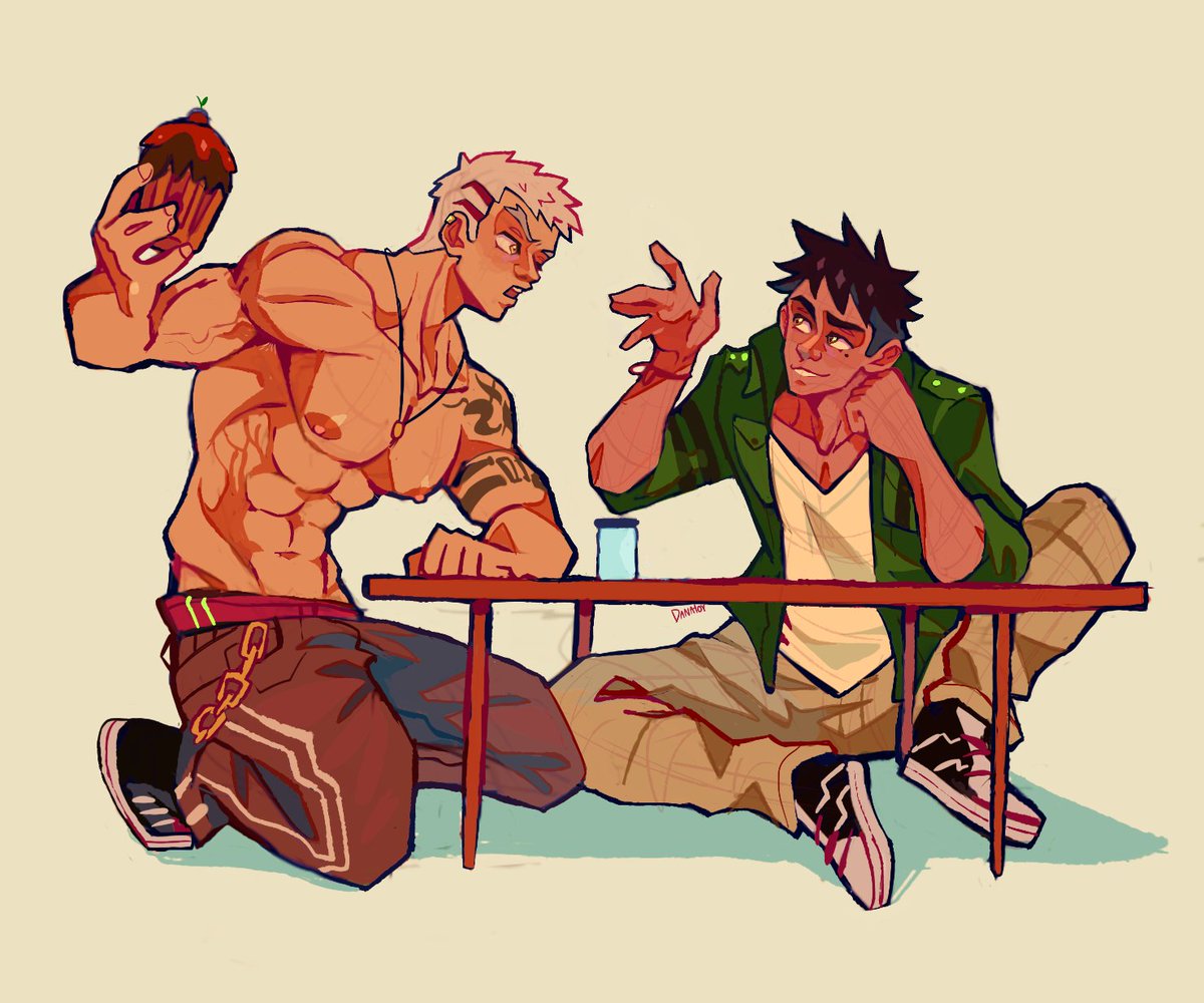 Danzen โ๏ธ (commissions closed) (@danzendj) on Twitter photo <a href="/Danator8/">Danator ๐</a> drew Axel and Logan for my birthday yesterday, omg their energy was perfectly captured ๐ thank you <a href="/Danator8/">Danator ๐</a> drew Axel and Logan for my birthday yesterday, omg their energy was perfectly captured ๐ thank you