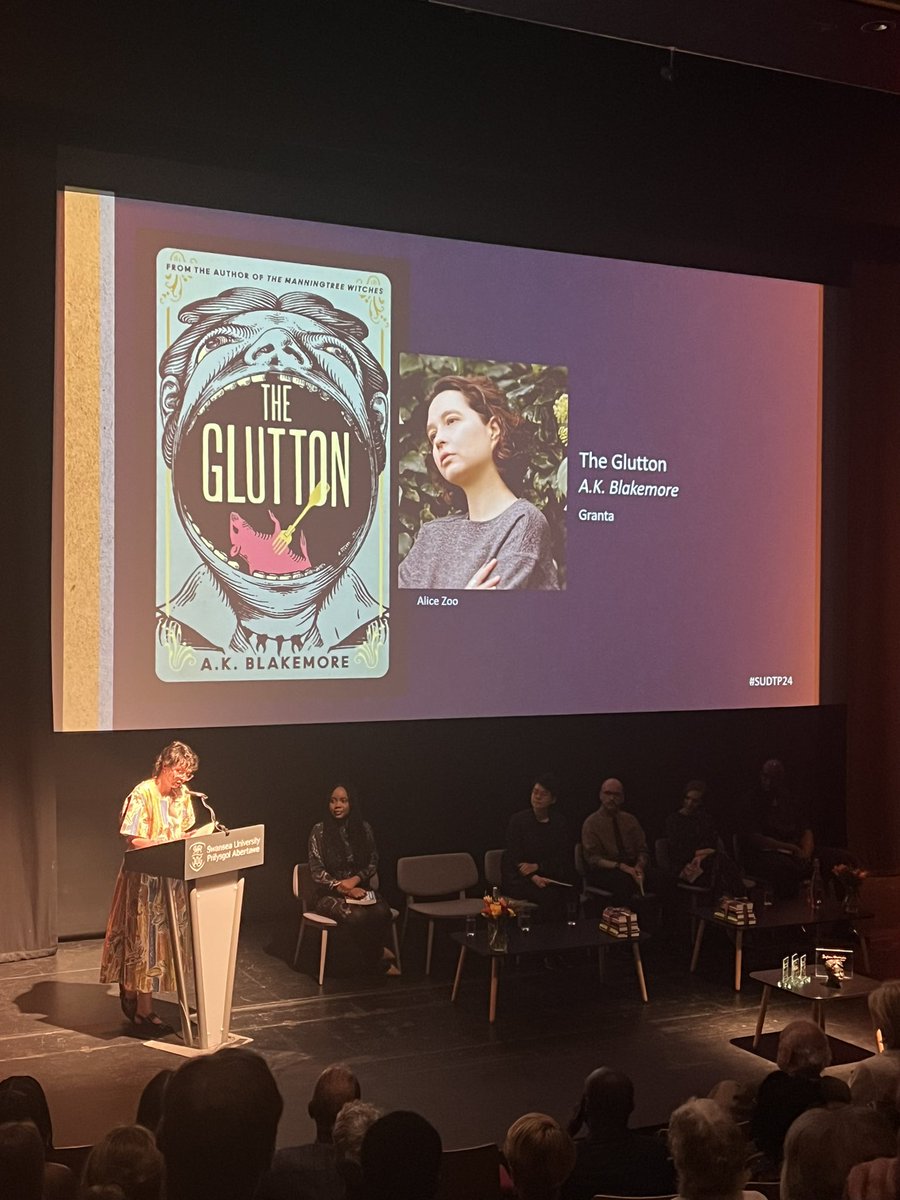 Next, is A.K. Blakemore reading from The Glutton @GrantaBooks #SUDTP24