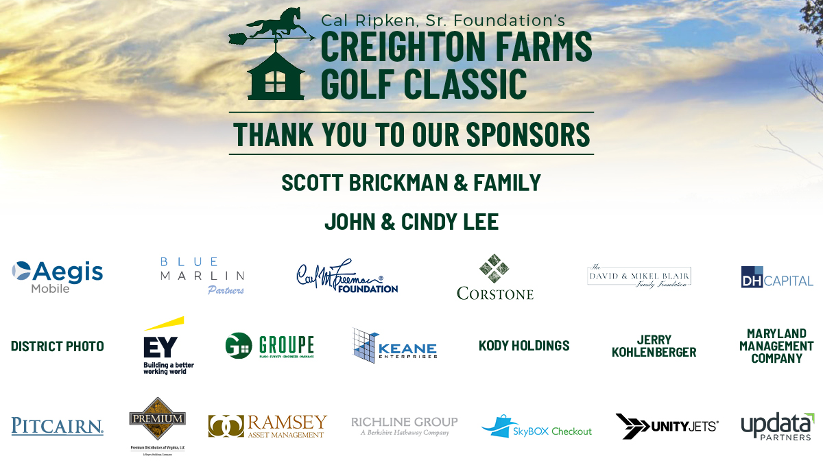 Thank you to our 2024 Creighton Farms Golf Classic sponsors! We appreciate your support and hope to see you out on the greens next year.