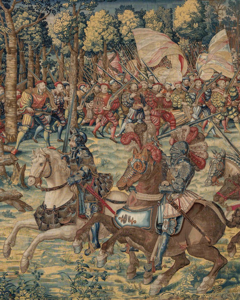 “Art and War in the Renaissance: The Battle of Pavia Tapestries” opens in exactly 1️⃣ month!

This immersive exhibition brings seven tapestries—each 28 feet wide by 14 feet high—to the U.S. for the first time.

Tickets go on sale May 20. Learn more: kimbellart.org/art-and-war-re…