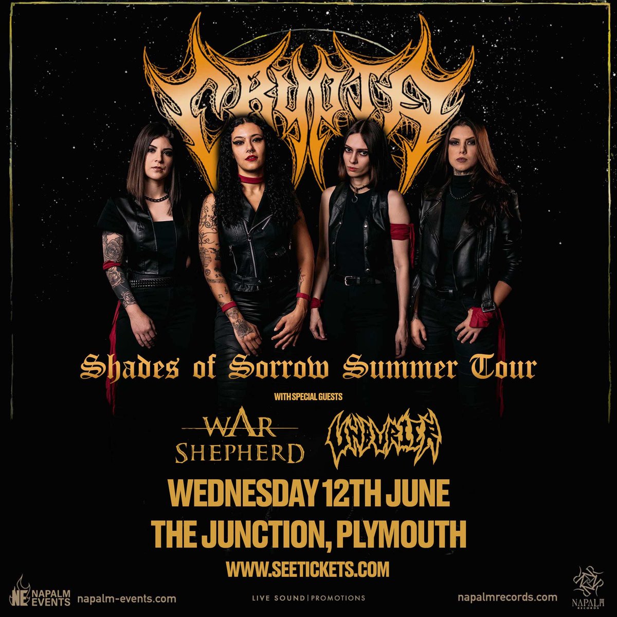 Unburier (@unburier) on Twitter photo Stoked to be supporting CRYPTA for two dates of their UK tour this summer! Stoked to be supporting CRYPTA for two dates of their UK tour this summer!