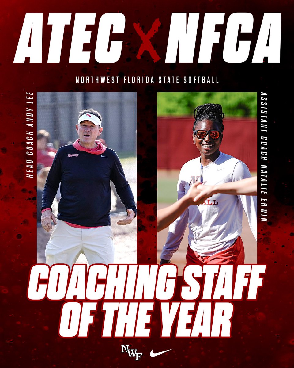 The best coaching duo in the nation!!

@AndyLeeNWF and @coachNat21 are 2024 ATEC and @NFCAorg coaching staff of the year recipients!!

🔗: tinyurl.com/2s35tjn4

#GoRaiders #SoundTheSiren