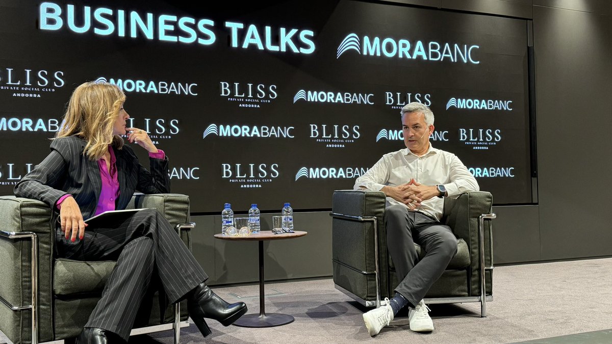 Amb @victor_font a la tercera Bliss Business Talks @MoraBanc a l’Auditori MoraBanc.
