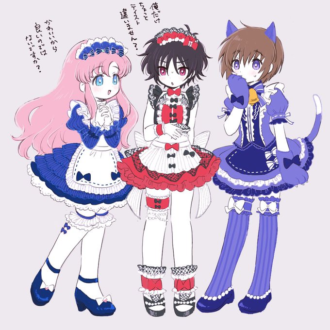 「crossdressing maid headdress」 illustration images(Latest)