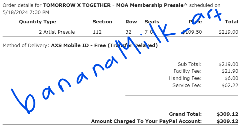 WTS TXT ACT:PROMISE in Oakland
1 ticket 
Sec 112, row 32
price: face value $150