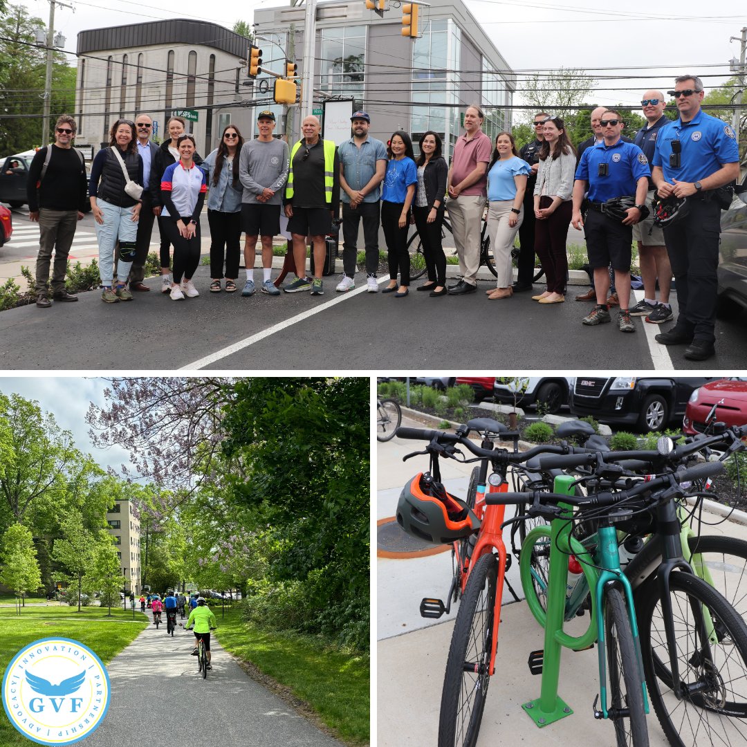 We recently celebrated the improved Main Line Greenway connection at @lowermeriontwp as part of the Bike Montco initiative. This project was funded by a TOP grant from @dvrpc and supported by the dynamic cycling community! Read the full event recap here: ow.ly/PjWb50RIP4Y