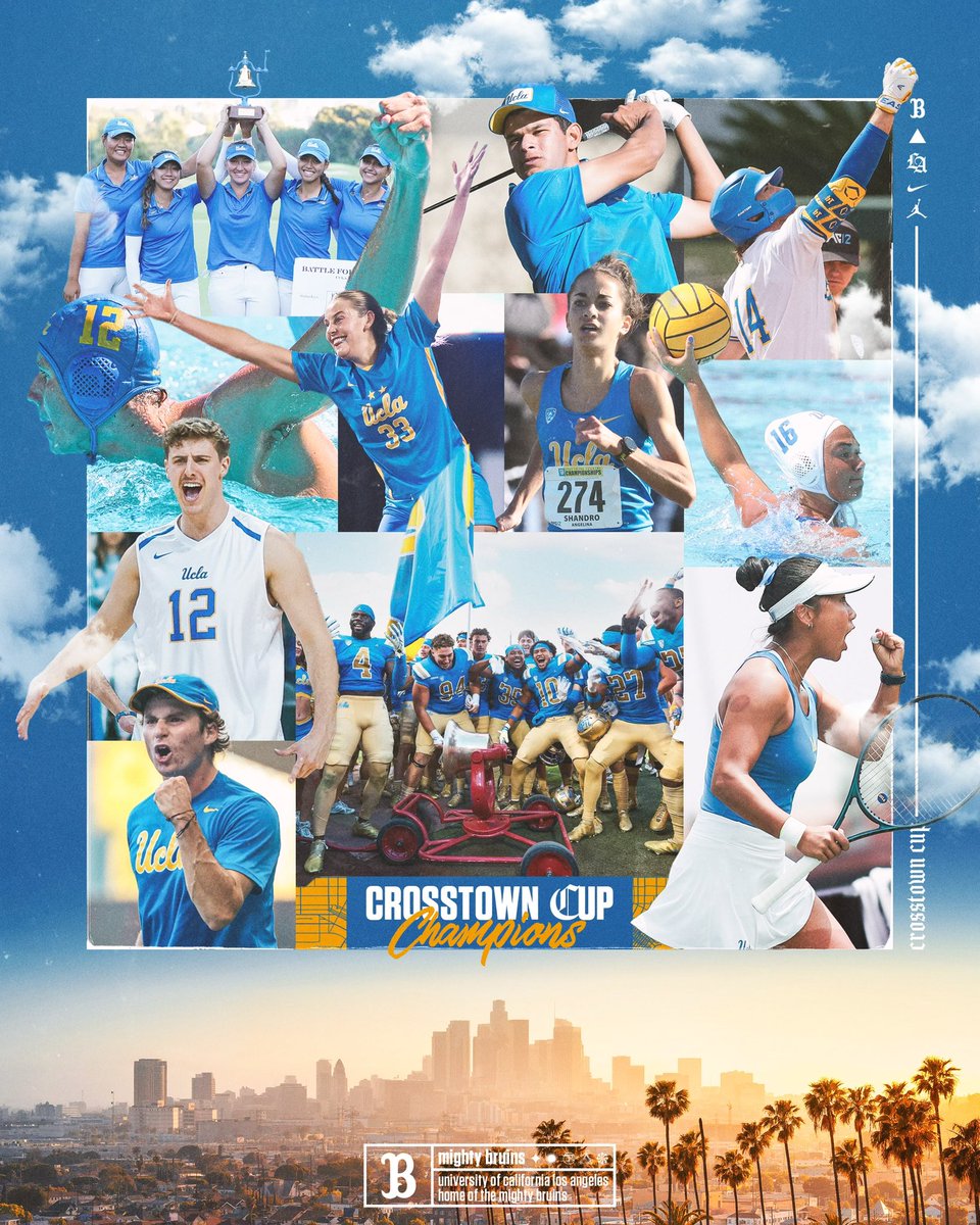 𝗜𝗡 𝗥𝗘𝗖𝗢𝗥𝗗 𝗙𝗔𝗦𝗛𝗜𝗢𝗡 The Crosstown Cup returns to 𝗨𝗖𝗟𝗔! ℹ️: ucla.in/4dFhuvF #GoBruins