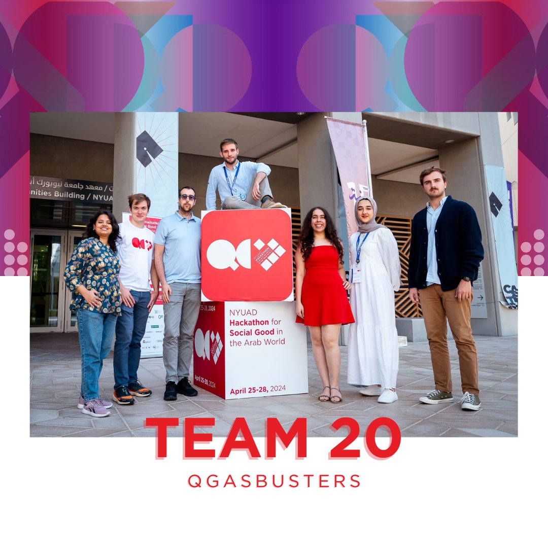 Meet Team 20 - QGasBusters | كاشف الغاز. They protect critical infrastructure by using quantum sensing and machine learning to detect pipeline anomalies and allocate emergency resources efficiently.

#NYUADHackathon2024Teams #NYUADHackathonTeams #NYUADHackathon