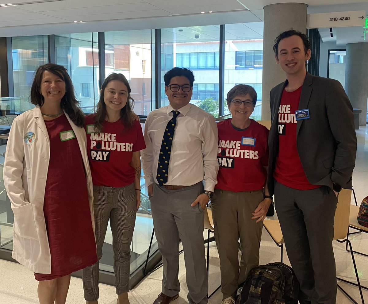 Thanks to @QuirkSilvaCA’s staff for meeting with us on #MakePollutersPay lobby day! We must eliminate all wasteful spending on oil and gas subsidies in the #CABudget to help save critical climate investments.