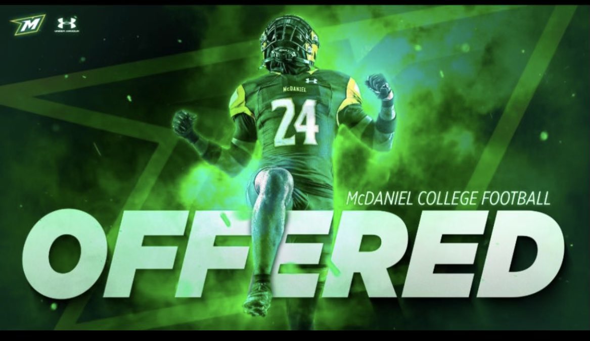 Blessed to receive my first offer from McDaniel college🙏🏾 <a href="/Coach_D_Johnson/">Davon Johnson</a>
