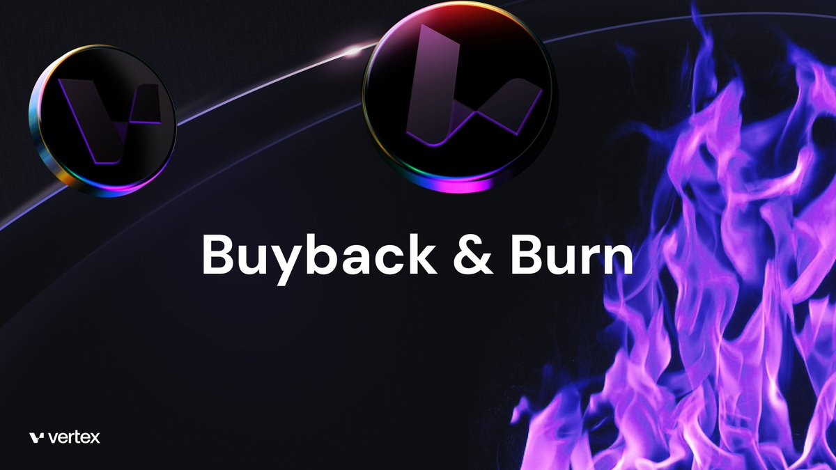 1/ Buyback & Burn Program

After eliciting feedback from the community, the recently announced Buyback & Stake program for the VRTX token will be converted into Buyback & Burn.

Purchased VRTX will be periodically sent to a burn address instead of staked moving forward.

🧵👇