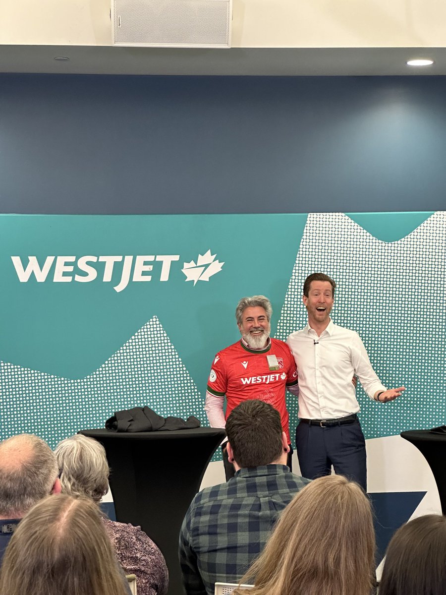 The employees I met today in Calgary represent the pillar of @westjet. Thank you for your work!