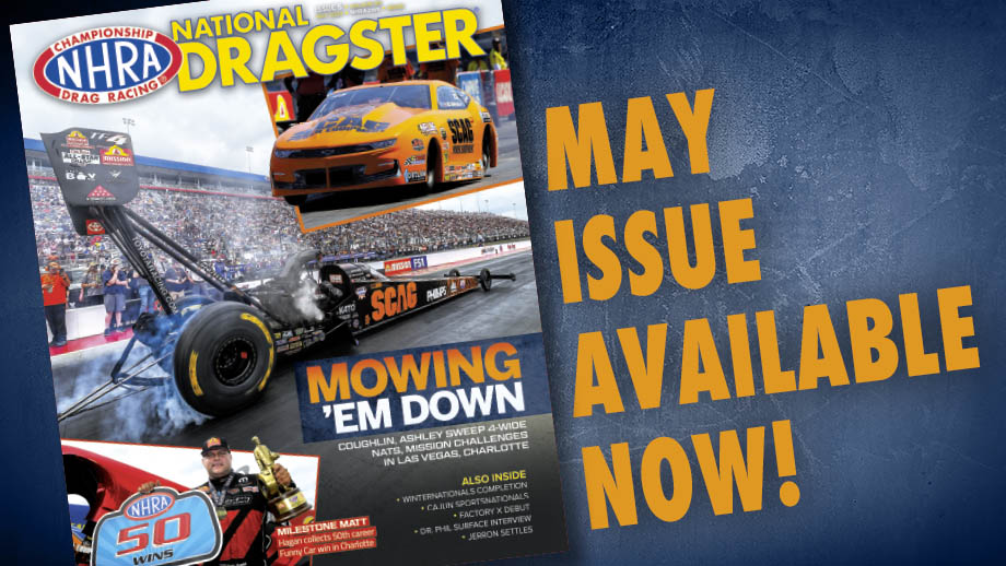 Our May 2024 issue, packed with racing coverage from coast to coast and in-depth feature stories on the people and cars you love, is now online in digital format and in the mail in its traditional print format to @NHRA  Members around the world.

nhra.com/news/2024/nd-i…