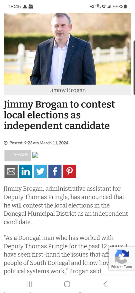 Plenty of independent candidates to steer well clear of, but some have real substance. Hope it goes well for Jimmy.