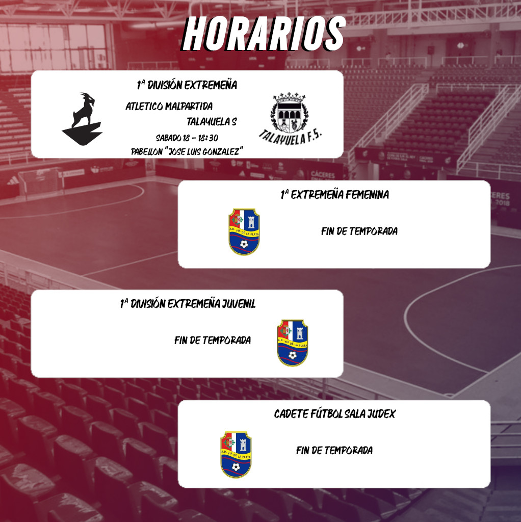 🏆 PARTIDO DEL FIN DE SEMANA 🏆

Atlético Malpartida: afrontan el primer partido de los play-off.

#VamosVia #VIAAA #AUAUAU