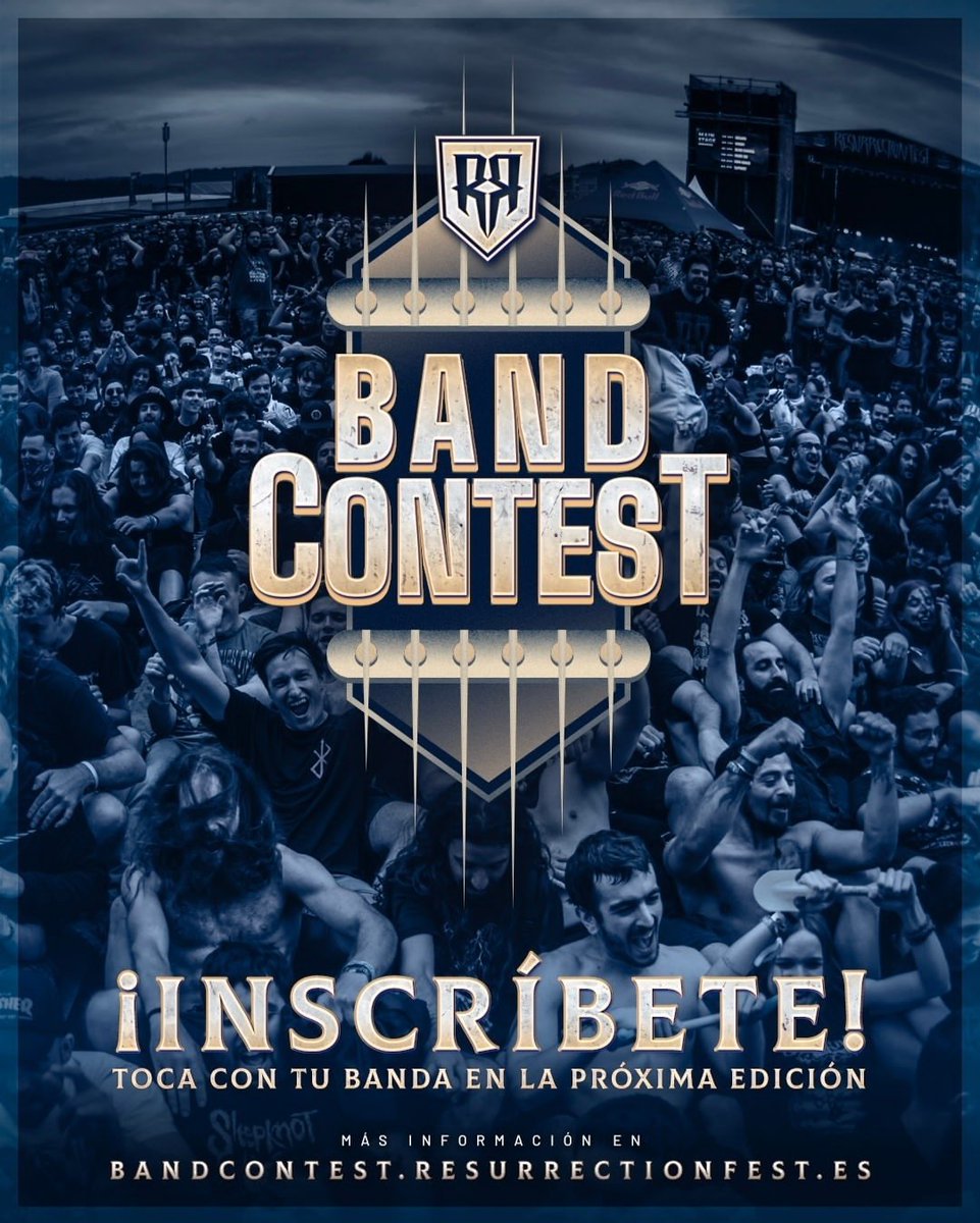 Gente es un placer anunciaros que nos hemos inscrito en el Band Contest del <a href="/ResurrectionESP/">Resurrection Fest Estrella Galicia</a> !!!
Contamos con vuestro apoyo ;)