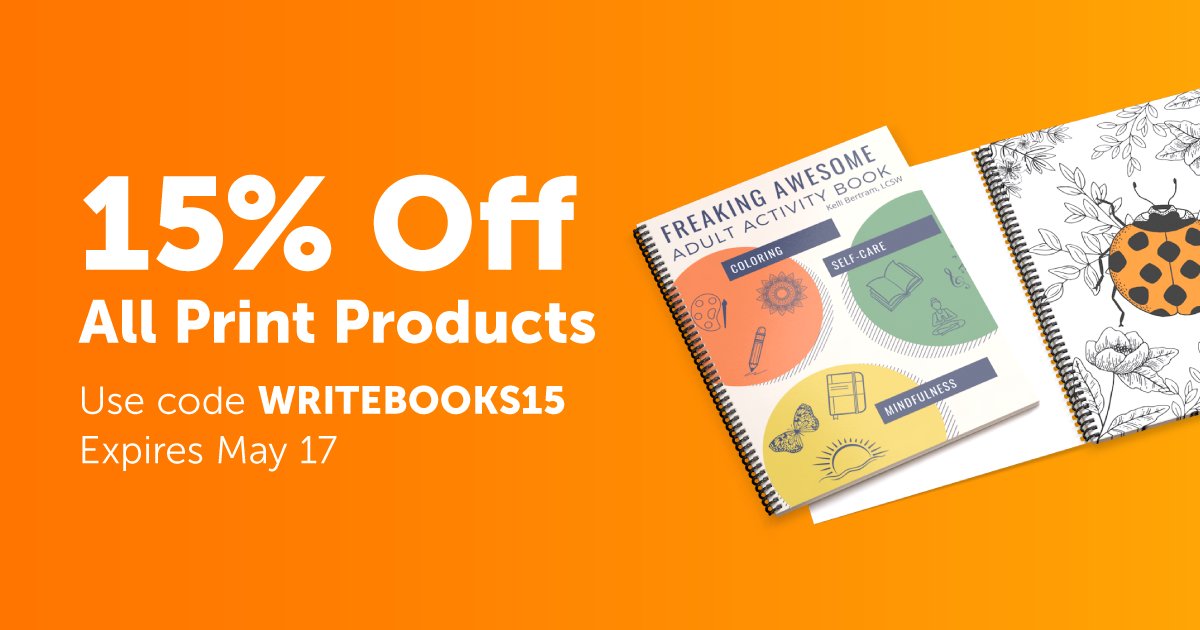 It's not too late to take 15% off your order when you use WRITEBOOKS15 at checkout! ✨ bit.ly/44CII1J
