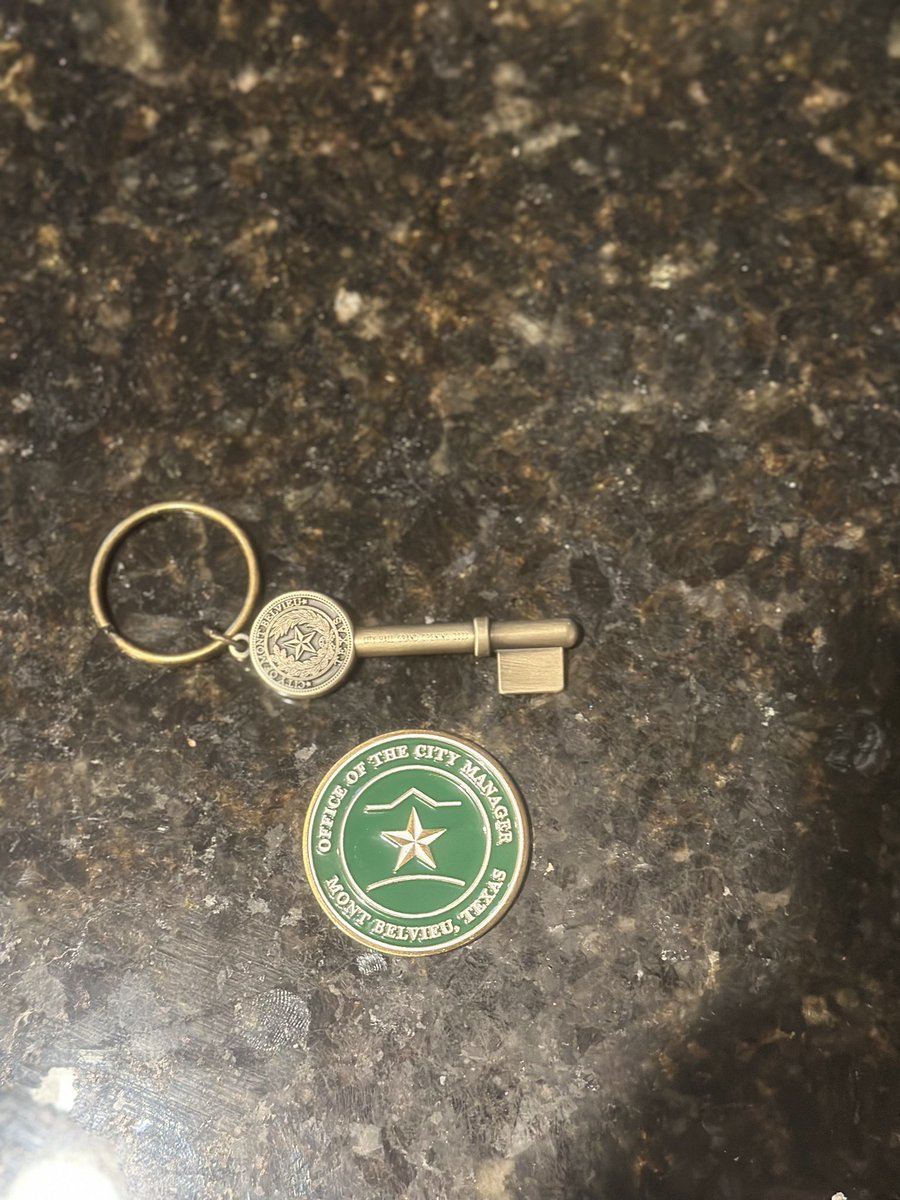 I am deeply privileged to have been acknowledged by the mayor and the esteemed city of Mont Belvieu and to have been granted the prestigious key to the city I take pride in proclaiming my residence in MB and I am grateful for the opportunity to rep my city with pride and dignity.