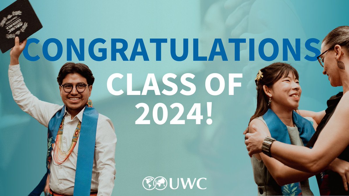 Congratulations to the UWC Class of 2024! Visit the link below to read Executive Director, Faith Abiodun's message for the newest UWC graduates and for details about each school's graduation ceremonies. uwc.org/about-uwc/news…