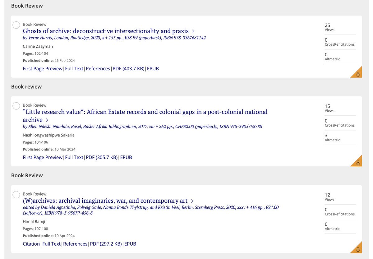 Honored to have an article recently published in the stellar special issue of Social Dynamics 'After the fire: loss, archive and African studies' edited by @Heritage_Things and @thereriver. The issue is all open access and a must read! tandfonline.com/toc/rsdy20/50/1