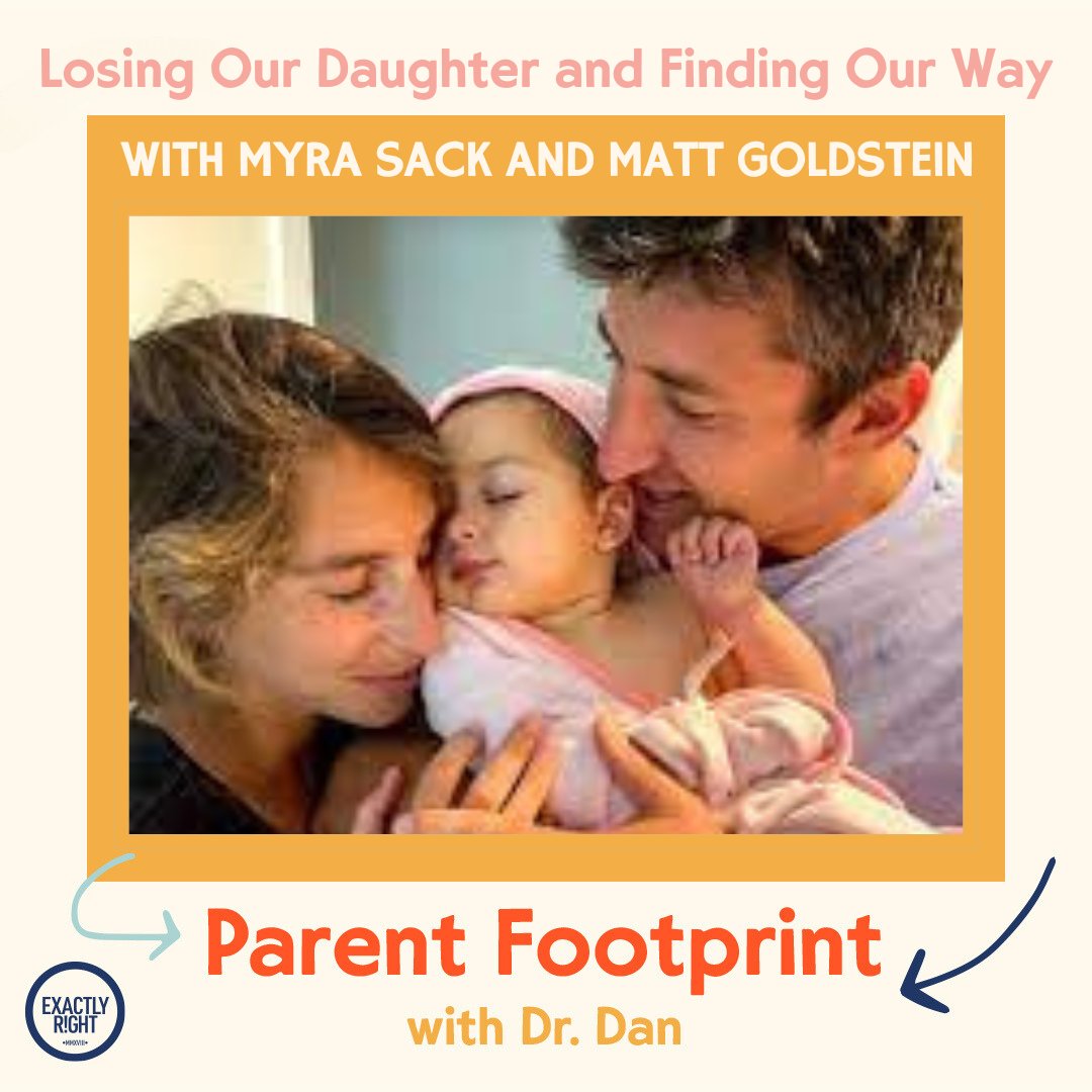 NEW EP: I interview husband-and-wife Myra Sack and Matt Goldstein about Fifty-seven Fridays: Losing Our Daughter, Finding Our Way – their powerful memoir honoring the daughter they lost and chronicling their journey helping her live and die. @exactlyright podcasts.apple.com/us/podcast/los…