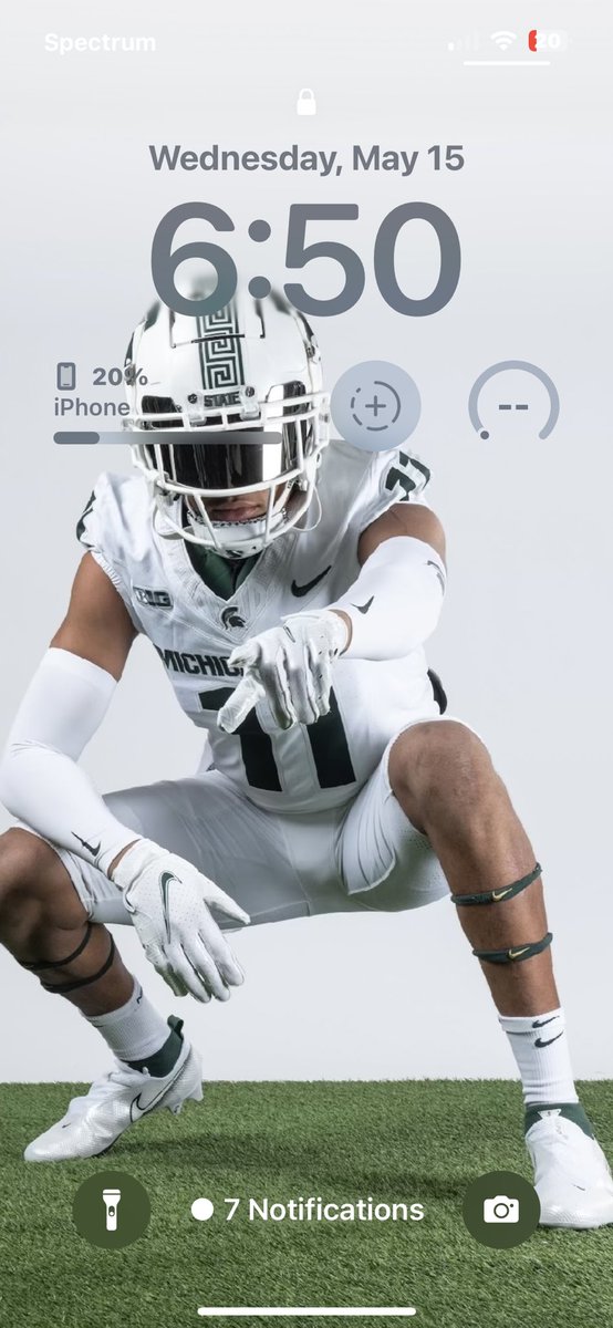 My Lock Screen cold #spartanation #spartans