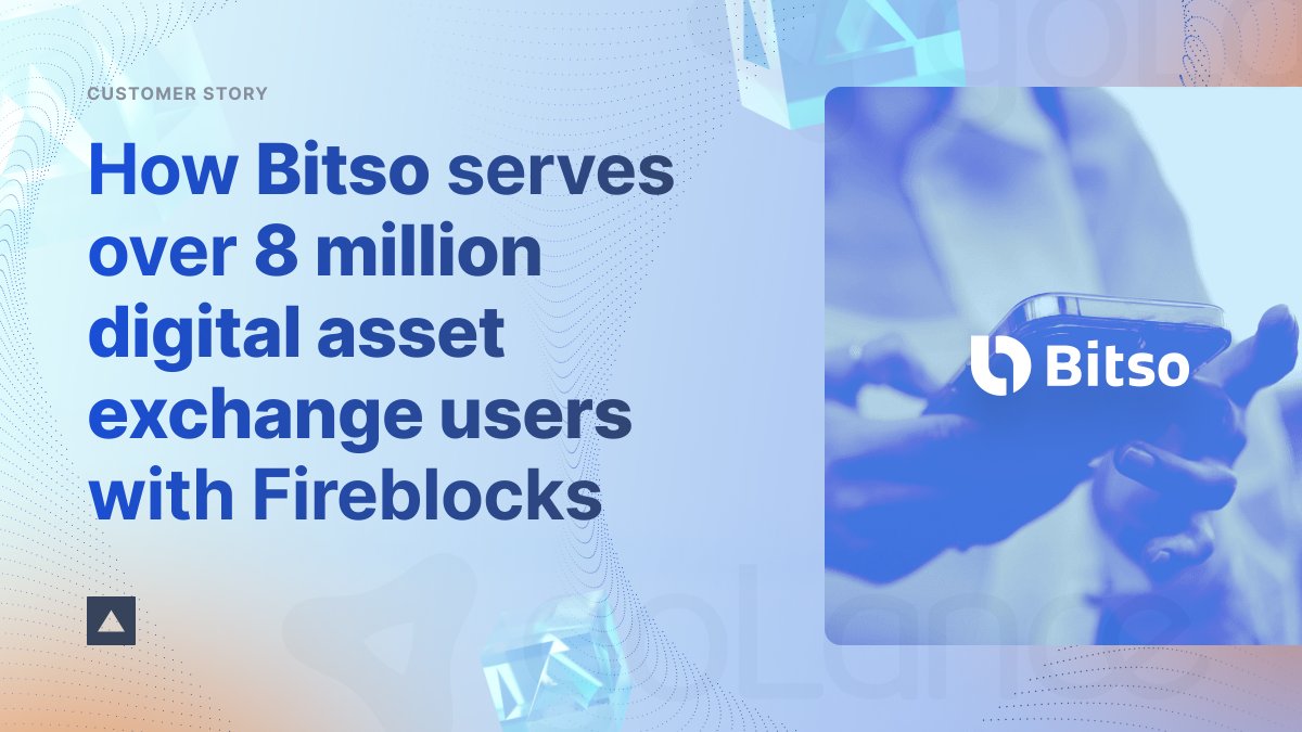 .@Bitso is revolutionizing financial services by leveraging Fireblocks to: ✅ Enhance user experiences for 8+ million customers with advanced MPC architecture for top-tier asset protection. ✅ Streamline operations and cut costs significantly across Latin America. ✅ Facilitate