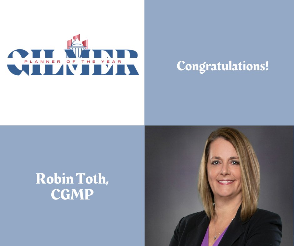 Congratulations to Robin Toth, CGMP on winning this year’s SGMP Sam O. Gilmer Planner of the Year Award!