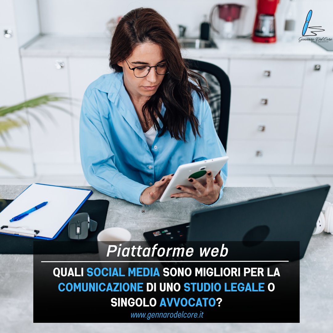 Quale #socialmedia è ideale per la #comunicazione di uno studio legale o di un singolo #avvocato? Come realizzare i contenuti di una #mediacompany?
Leggi qui 👇
gennarodelcore.it/social-media-q…