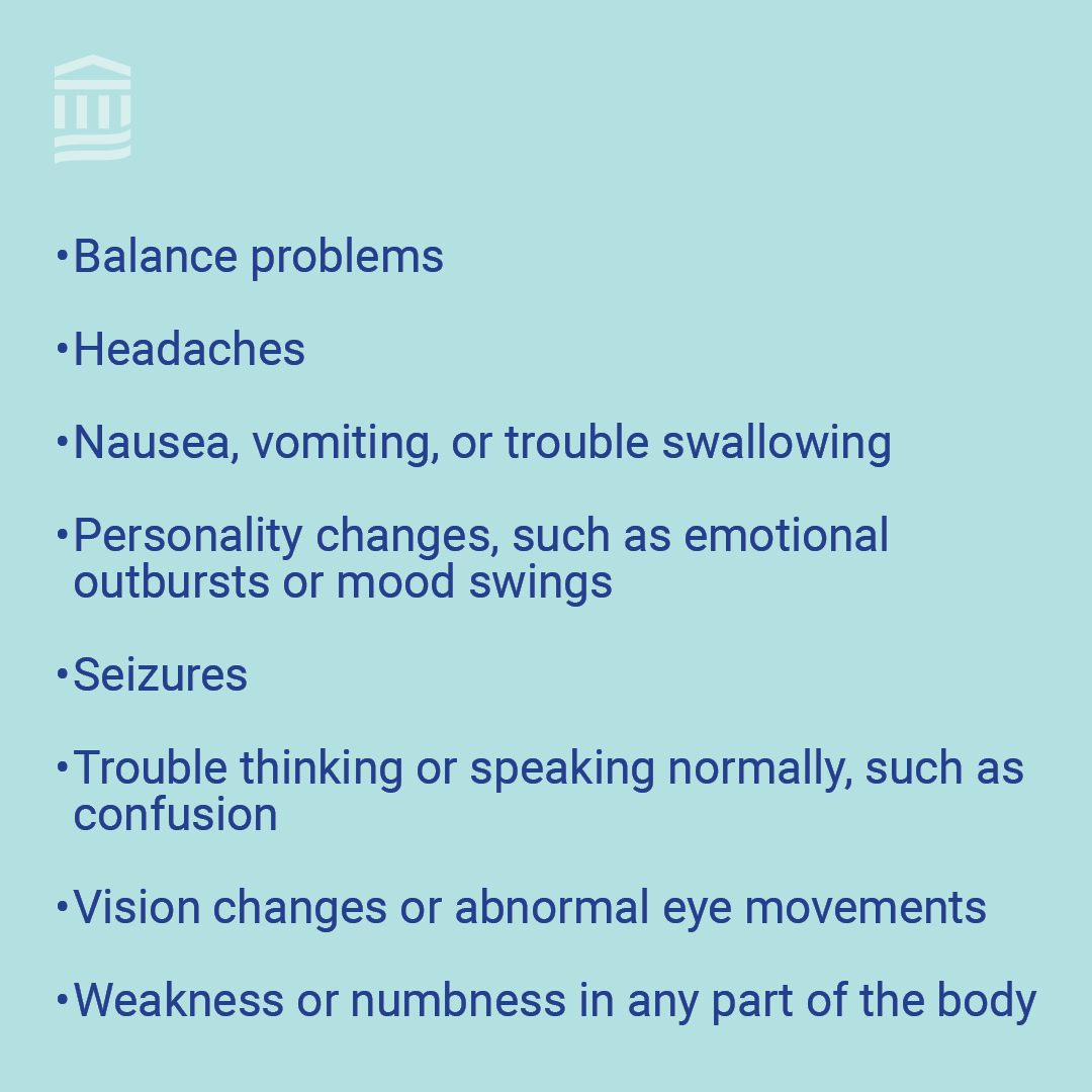 There are different types of brain tumors that can cause many possible signs. Because brain cancer symptoms can look like symptoms of other health conditions, it’s important to see your doctor immediately to get to the root cause. Learn more: spklr.io/6014Upl8