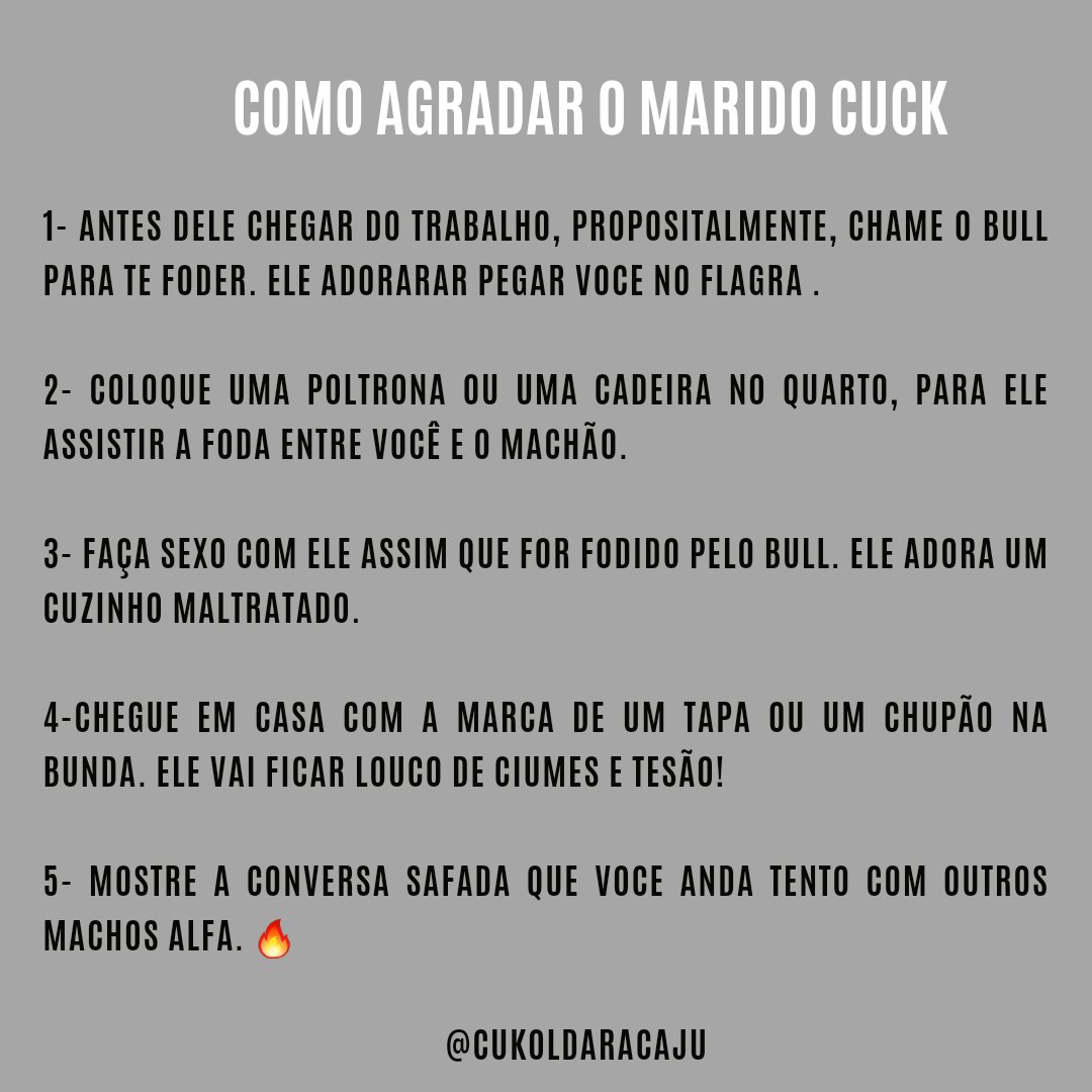 cukoldaracaju's tweet photo. #cuckold #cuckbr #cuckpt #cornomanso #cornogay #cornolgbt #cuckoldlgbt #cornobrasil #cuckoldsp #machoalfa #comedordecu #cornosampa #cornonordeste #cornodonorte #puto #roludo #comedordemacho https://t.co/CvsN4nMOYY