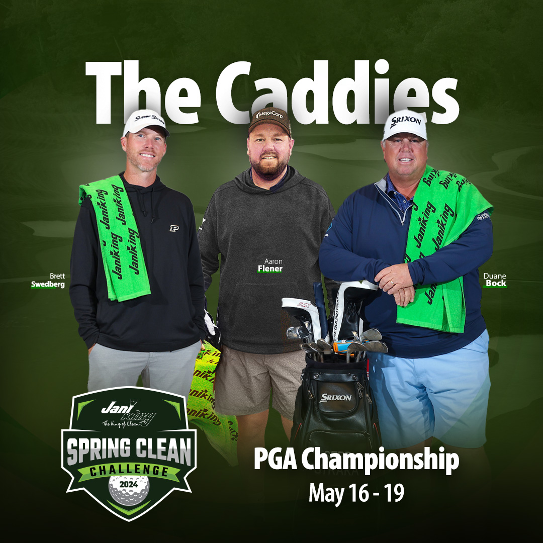 JaniKingClean's tweet photo. β³It's @PGAChampionship week, and we're down to the final event of the #springcleanchallenge.ποΈββοΈJoining us on the course are golfers @seppstraka, @JT_ThePostman, and @acschenk1
#SpotTheTowel #MakingTheSwitch #PGA #PGATour @duanebock @AaronFlener @bswedberg11 @coltknost https://t.co/uWU4yFIAPR