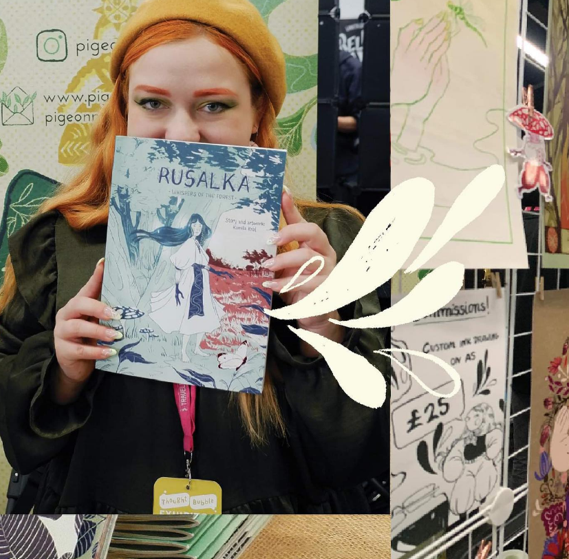 Exciting News! We're thrilled to welcome Kamila Krol to Afterlight Comics! 'Rusalka - Whispers of the Forest' received the 2023 @brokenfrontier Award. Kamila, a Polish illustrator based in Cardiff, will be working on 2 stories for our Welsh-themed folklore Comic anthology!